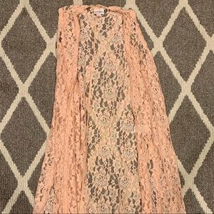 Peach Lace Lularoe Joy - S